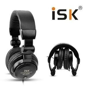 Hörlurar isk HP960B Huvudband Hörlur Auriculares Studio Monitor Dynamic Stereo DJ Hörlurar HD -headsetbrus Isolerande hörlurar