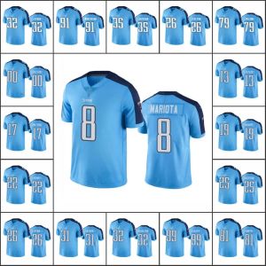 Jersey Wholesale Custom Tennesseetitansmen #8 Marcus Mariota 22 Derrick Henry 17 Cameron Batson Women Youth Color Rush Limited Jerseys