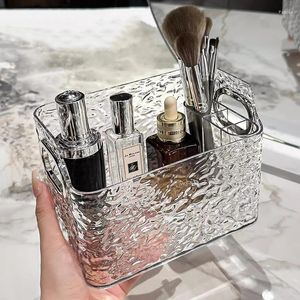 Storage Boxes Acrylic Cosmetic Box Bathroom Organizers Cabinet Desktop Cosmetics Container Mask Makeup Closet Storge