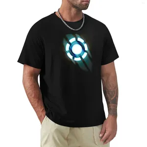 Herren Polos Arc Reactor T-Shirt Design Kawaii Kleidung Individuelle T-Shirts Schwarze T-Shirts für Männer