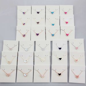 Desginer Kendras Scotts Jewelry Heartショートネックレスカラーチェーン