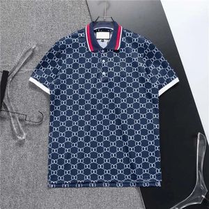 Nowa męska moda koszula polo luksusowy włoski projektant koszulki Polo Fashion Mode Męski Klasyczny druk literowy T-shirt azjatycki rozmiar M-3xl