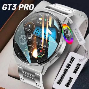 Akıllı Saatler 2023 Akıllı İzleme GT3 Pro Men's Watches HD Büyük Ekran Sesli Arama Sağlık Sporları Fitness Tracker Su Geçirmez Akıllı Smartwatch YQ240125