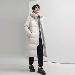 Winter New Down Coat Młodzież z kapturem z kapturem dla mężczyzn i kobiet pary Nowy krajowy standard 90 w dół ciepły płaszcz