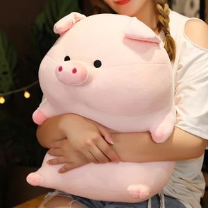 25/35cm bonito simulação porco brinquedo kawaii porco brinquedo de pelúcia travesseiro enchimento boneca macia 240124
