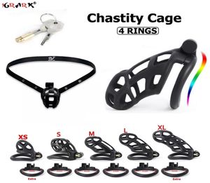 Curved Device Kit Toys for Men Couples Cock Cage Penis Ring BDSM Bondage Games Sex Shop 18 2207209221921