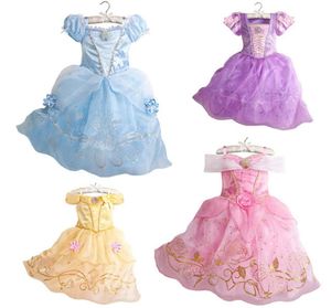 2020 Girls Summer Dress Kids Cosplay Costume Baby Girl Princess Dress Christmas Halloween Easter Birthday Party Dress7458004