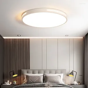 Plafoniere Moderne semplici dimmer Lampade decorative a LED Rotonde Camera da letto Soggiorno Rettangolo Corridoio Luce per interni ultrasottile