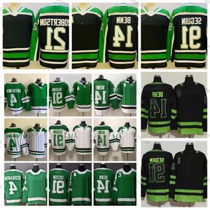 2024 Ters Retro 14 Jamie Benn Hokey Formaları 21 Jason Robertson 91 Tyler Seguin 4 Miro Heiskanen Kış Klasik Dikişli Erkek Siyah Forma 76