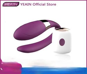 Yeain trådlös vibrator Vuxna leksaker för par USB -uppladdningsbar dildo g spot u silikonstimulator vibratorer sex leksak för woman4862991