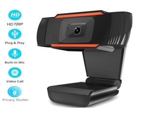 HD720P Business-Webcam mit Mikrofonsoftware und Sichtschutzabdeckung, Autofokus-Streaming-USB-Webkameras für Online-Klassen-Zoom-Meetingin7994841