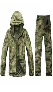 Hot Sale Men Army Tactical Military Outdoor Sports Suit Hunting Camping Klättring Vattentät vindtät Tad Skin Jacket+Pants T1909195312916