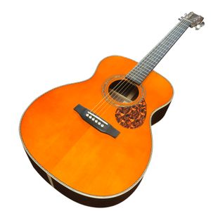 40 -calowa Seria OM Signature Solid Wood Profil Acoustic Wood Guitar