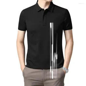 Men's Polos Programmer Word IT Hacker Code Printed Tops T Shirt First Solve The Problem Then Write Letter Patchwork Tees Man