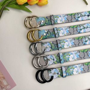 Cintura di design per uomo Donna Vera pelle 4,0 cm di larghezza Cinture di design da uomo di alta qualità G Buckle Cintura da donna regalo con scatola