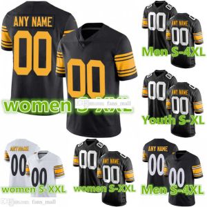 2022 Maglie da calcio 10 Mitchell Trubisky Pittsburgh''steelers''55 Devin Bush 8 Kenny Pickett