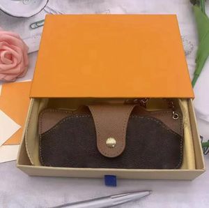 Fashion designer wallets luxurys wallets Womens Mens glasses case box bags High Quality Classic Letters Key coin Purse card holder Original box