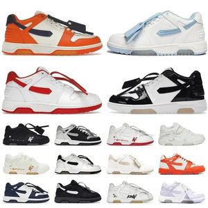 Sapatilhas fora do escritório homens mulheres treinadores designer sapatos casuais luxo plano branco preto panda azul marinho andando plataforma plataforma tênis tamanho 36-45 QFFWhites