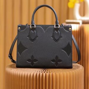 Dhgate Bag Mulheres Luxo On The Go Sacolas De Ombro Designer Top Handle Bag Couro Marrom Flor Bolsas Embreagem Homem Weekender Viagem Mãe Crossbody Pochette Bag