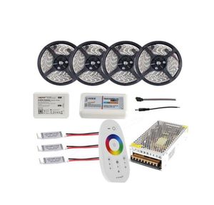 WIFI 20M防水LEDストリップライトRGB RGBW RGBWW 5050 SMD REEL TIRAS LIGHTS RFリモートコントローラー電源アダプターAMPL6985926