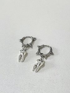 Ohrstecker Koreanische Mode Gothic Schmuck Zahn Ohrring Grunge Rock Zubehör Charms Hoop Für Frauen Punk Geschenk