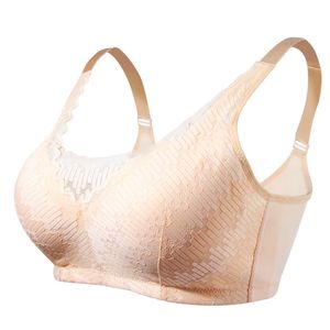 Costume Accessories 2351 Underwire for Woman Plus Size Lingeire Sexy Lace Thin Cup Brassiere Femme Mastectomy Cotton Pocket Bra Dual Purpose