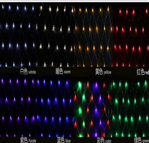 3M2M 200LED сетчатые фонари Светодиодные рождественские огни сетчатый свет занавески вспышки лампы фестиваль рождественские огни AC110V250V2653942