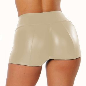 Tasarımcı Kadın Pantolon S-5XL Deri Mini Şort Kadınlar PU Deri Pantolon Seksi Sıcak Pantolon Gece Kulübü Şort Moda Sokak Motosiklet Erkekler Avrupa Tarzı Shortshy1x