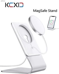 Tablet PC står för mobiltelefonmonterhållare Kuxiu Stand for Magsafe Charger Aluminium Desktop Holder Dock Compatible med iPhone 14/13/12 YQ240125