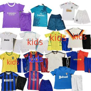 Kids kits Brasil retro camisas de futebol PELE Ronaldo Ronaldinho KAKA R. CARLOS Brasil RIVALDO clássico camisa de futebol 1998 98 2002 02 HOME AWAY criança