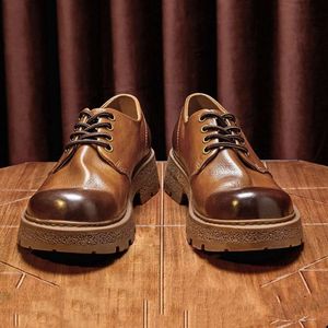 Italian Mens Brogues Genuine Leather Brand Handmade Fashion Elegant Wedding Social Shoes for Male