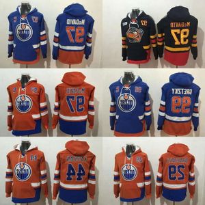 97 Connor Mcdavid Edmonton Oilers Moletom Com Capuz 29 Leon Draisaitl 44 Zack Kassian 99 Wayne Gretzky Moletom Com Capuz Camisolas De Hóquei 69