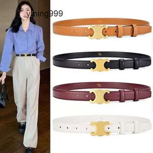 ceine Damen Luxe Leder cel Luxus Designer Gürtel für ne Designer Gürtel Damen Ceinture celi Cintura Bronze Schnalle Echtes Celins Geschenk Celnes