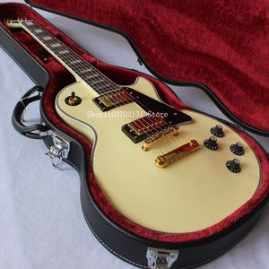 Heiß! LP Custom VOS Randy Rhoads E-Gitarre, Creme-Finish, einteiliger Gitarrenhals