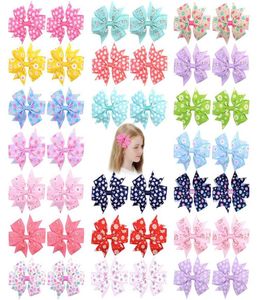 DHL YLSP 32inch Baby Girls Bow Hairclips Barrettes Hair Accessories Sweet Cute Hairpin Headbands Infant Toddler Headwear Cli8927444