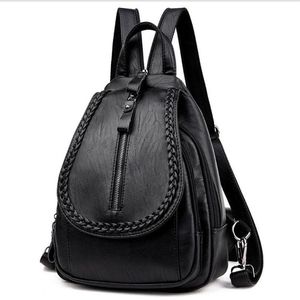 HBP Classic Fashion Black Women Men Stackpack Style Borse Duffel Borse spalla unisex Borse per la scuola 233B