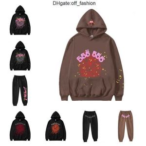 Moletons masculinos Moletons Mens Sp5der Young Thug Angel Mulher Moda 555555 Letras Casual Spider Web Hoodie Puff Print Pullovers UEB9