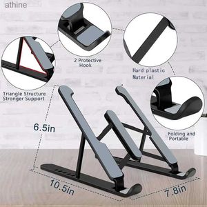 Tablet PC Stands Foldable Laptop Stand Portable Notebook Support Base Holder Adjustable Riser Cooling Bracket for Accessories YQ240125