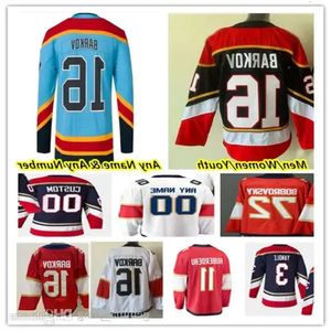 Florida Hokey Jersey Aleksander Barkov Matthew Tkachuk Sergei Bobrovsky Brandon Montour Carter Verhaeghe Aaron Ekblad Ryan Lomberg Reinhart 90