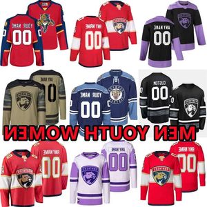 Maglie da hockey personalizzate Florida''panthers''aleksander Barkov 5 Aaron Ekblad 72 Sergei Bobrovksy 13 Reinhart Bennett 72 Sergei Bobrovsky Cousin 15