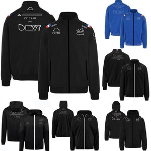 Giacca con cappuccio F1 Team 2022-2023 Giacca con cappuccio Formula 1 Racing Nuova stagione Felpa con cappuccio con zip Team Giacca a vento Moda uomo Top