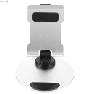 Supporti per tablet PC Supporto per tablet PC Supporto per telefono cellulare da tavolo Pieghevole in metallo regolabile universale (argento) Cella per montaggio su telaio Abs Office YQ240125