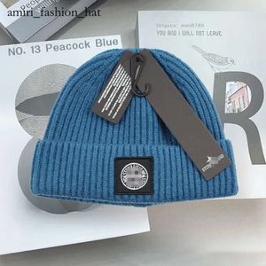 Stones Island Hat Мужские и женские шапки-бини Stone Hats Дизайнерская шапка с черепом Вязаная шапка Модная повседневная эластичная вязаная шапка высокой плотности Зимние унисекс Теплые шапки Cp Companys 625