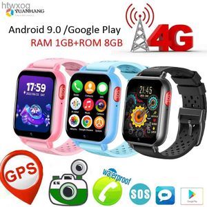 Smart Watches Android 9 Smart 4G Remote Camera GPS TRACE LOCATE Kid Student Google Play Heart Termometer Monitor Smartwatch Phone Watch YQ240125