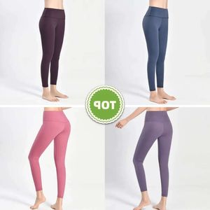 Luu Pantaloni da Yoga da Donna Pantaloni Sportivi da Donna Senza Imbarazzo Linea Pantaloni da Donna Hip Lift Stretti a Vita Alta Pantaloni da Esercizio Fitness Nudi Palestra 70