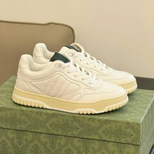 Neue klassische Designer-Re-Web-Turnschuhe für Herren, Schuhdruck, Karo-Trainer, Plattform, gestreifte Turnschuhe, Vintage-Wildlederschuhe, Damen-Schnürschuhe mit runder Zehenplattform, Outdoor-Schuhe