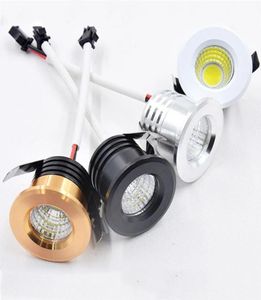 ミニLEDスポットダウンライトCOB 3W DIMMABLE LIGHT 110V 220V CUT CUT HOLE 30mm for天井キャビネットChowcase Loft Decorations3857716