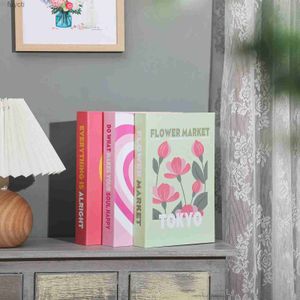 Other Table Decoration Accessories Openable Luxury Fake Books Decor Home Fashion Simulation Book Box Modern Study Living Room Soft Ornaments YQ240125