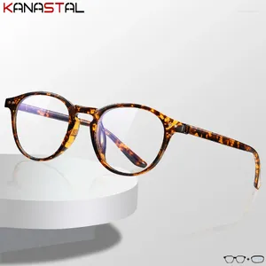 Sunglasses Prescription Glasses Women Reading Men Optic Lenses Myopia Eyewear TR90 Blue Light Blocking Retro Round Eyeglasses Frame