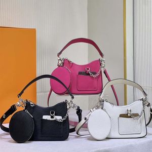 Bags l Ladies Water Ripples Marelle Handbag M20998 Purse Women Genuine Leather Detachable Handle Strap Fash259i